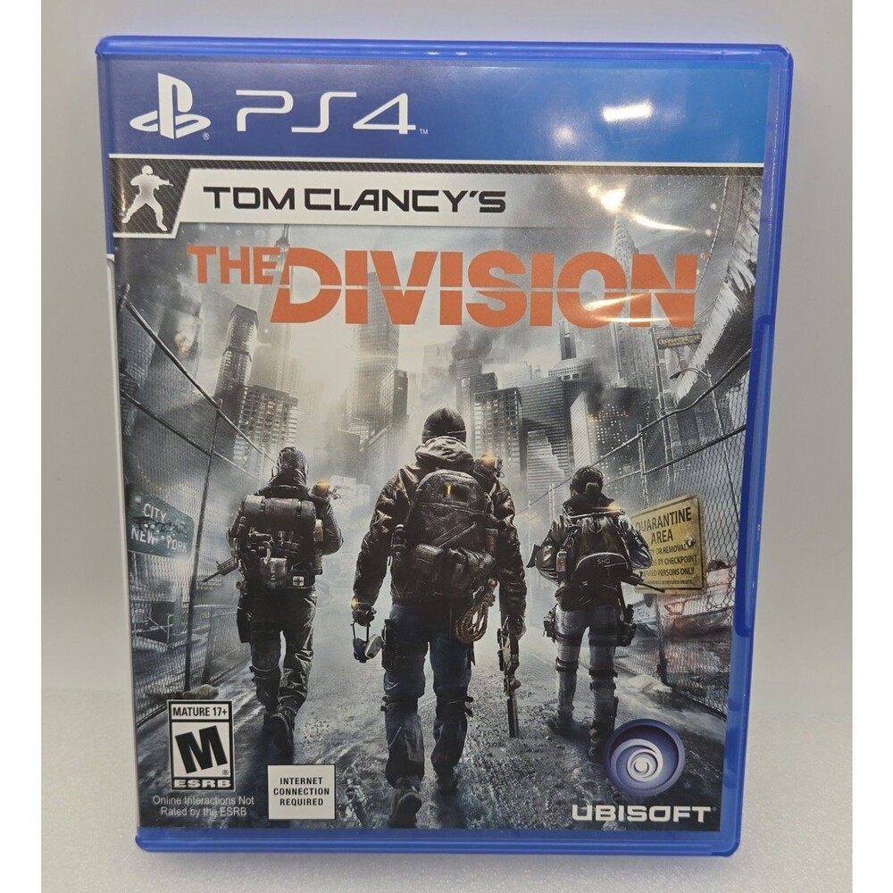 Ubisoft T. Clancy's The Division - PS4 NTSC-U/C M (2016) RPG CIB Shooter w/ Case
